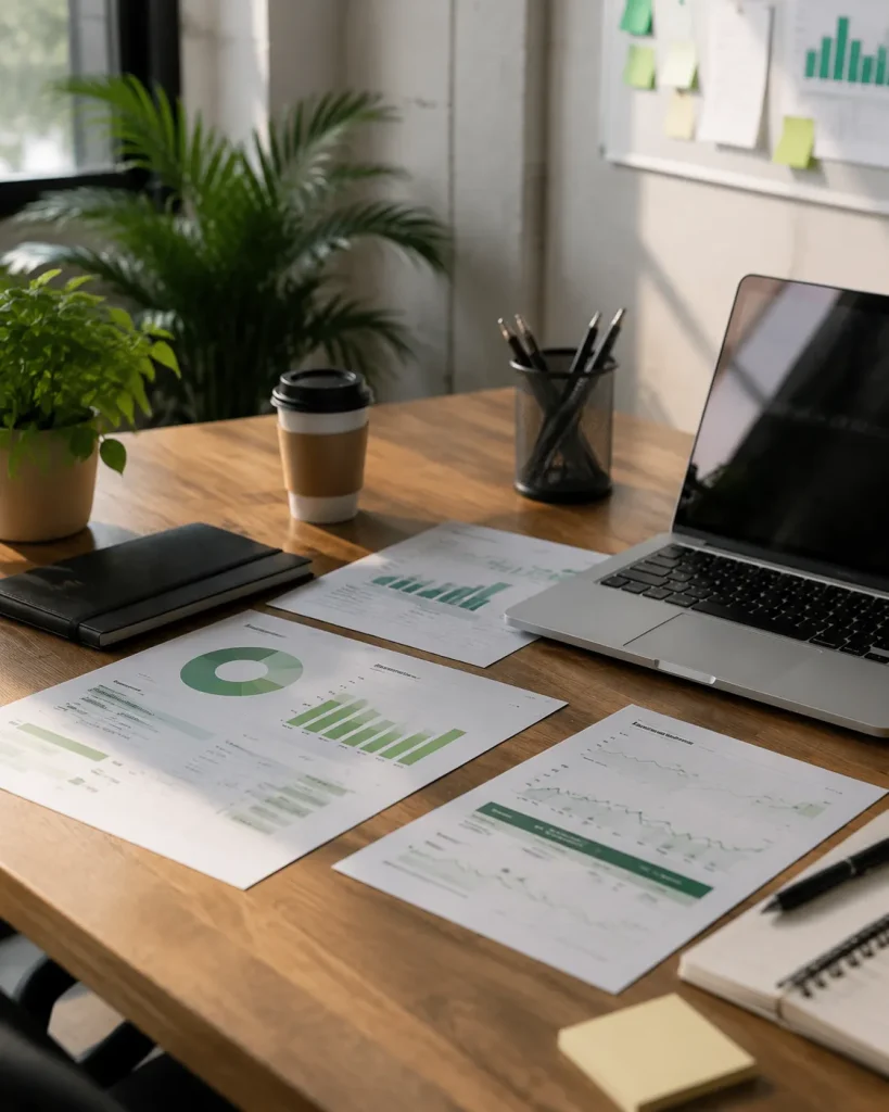 B2B digital marketing agency team analyzing SEO data and marketing performance strategies