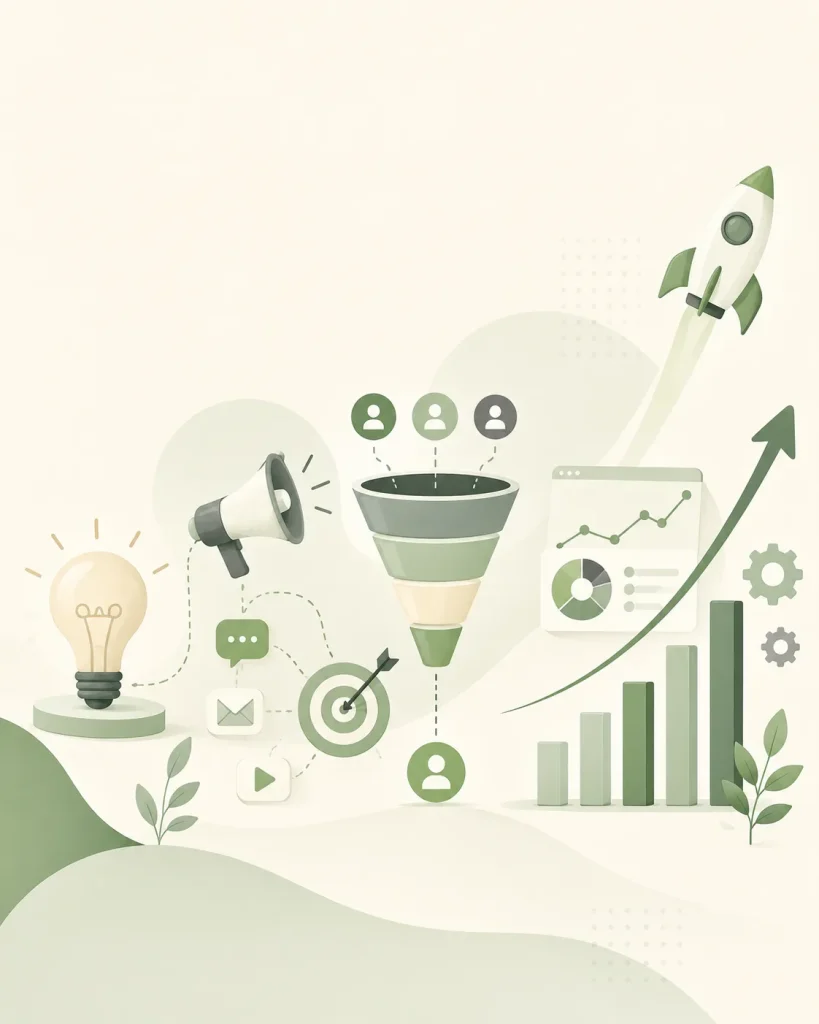 Digital marketing agency for startups with growth strategy and marketing analytics