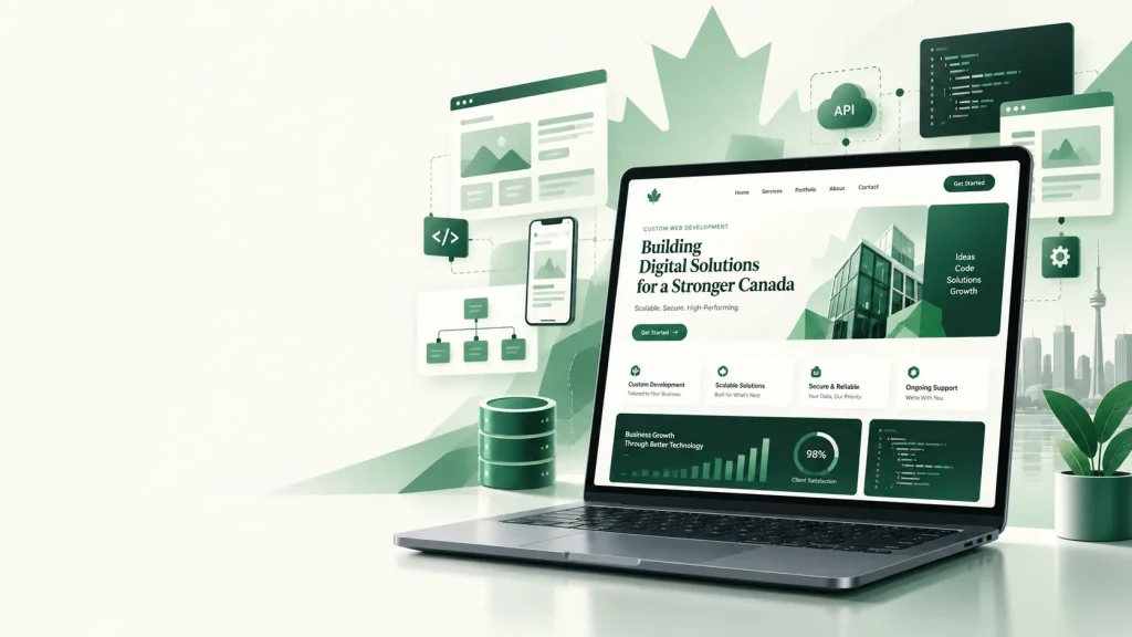 Custom web development services for businesses