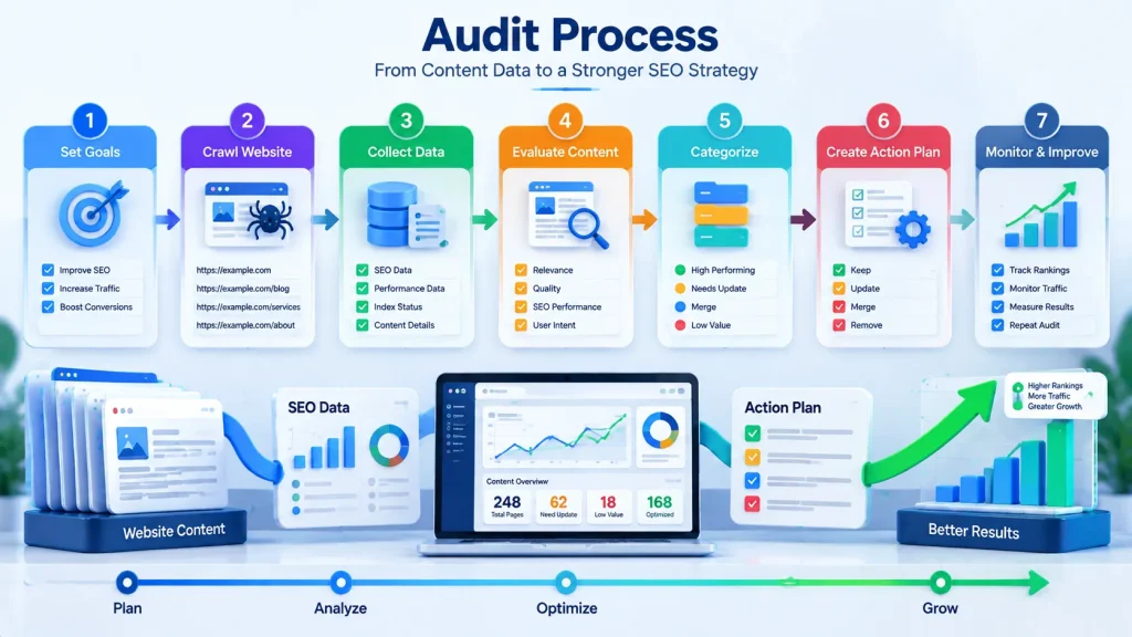 What is a content audit for SEO
