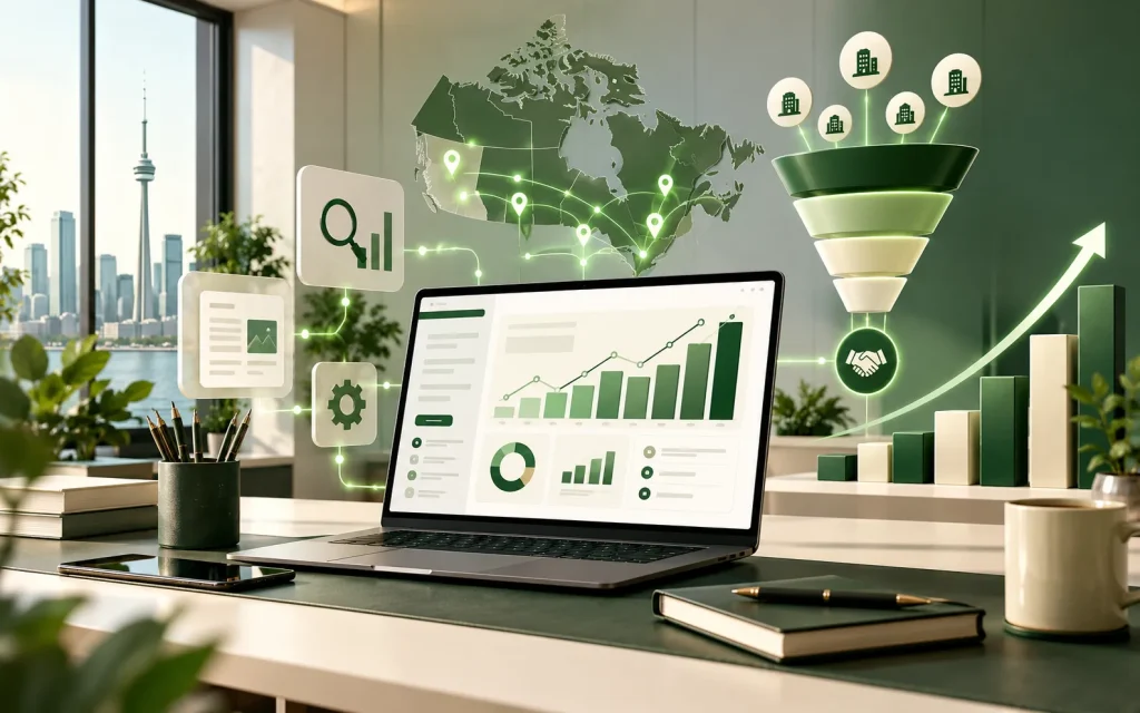 B2B digital marketing agency Canada with SEO and lead generation strategy