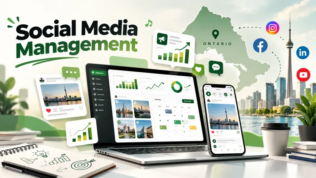 Professional social media management Ontario