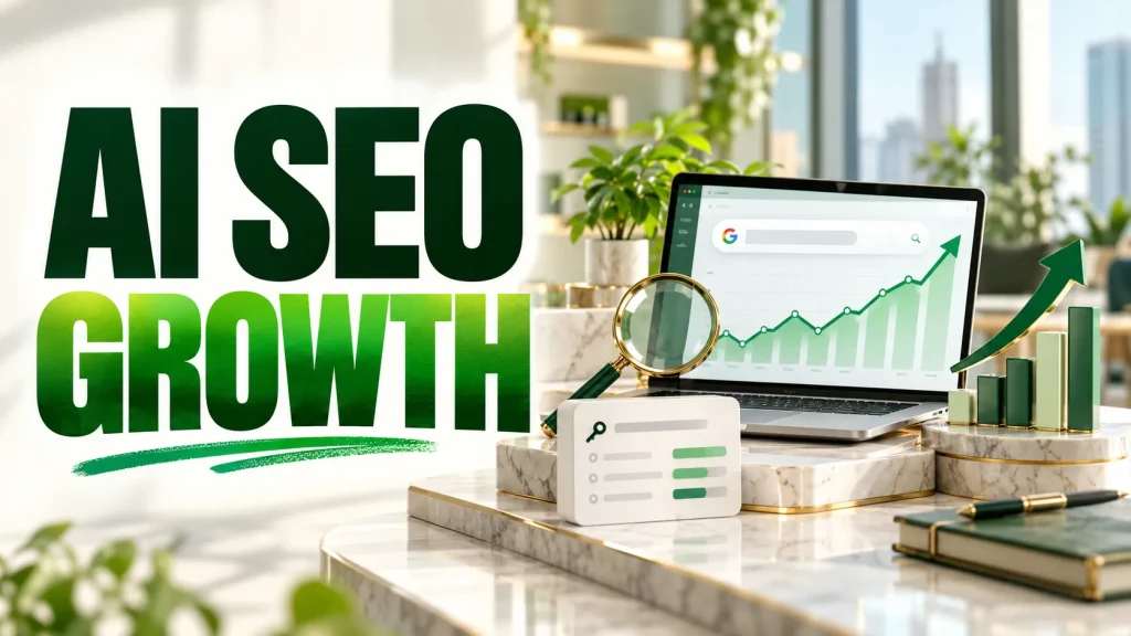 AI SEO agency helping businesses improve search visibility and organic growth